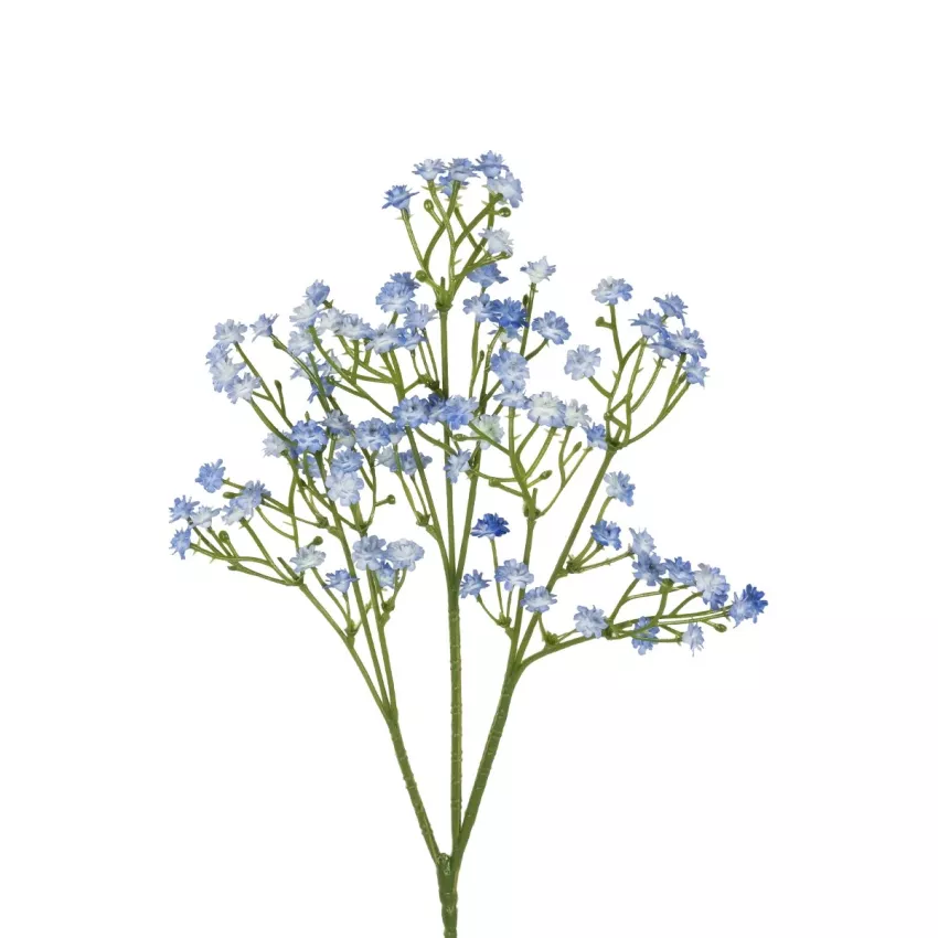 Τεχνητός Κήπος BLUE BRANCH BABY BREATH 21296 Τεχνητό Διακοσμητικό Κλαδί Μπλέ Γυψοφίλης Y53cm