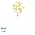 Τεχνητός Κήπος YELLOW BRANCH BABY BREATH  Τεχνητό Διακοσμητικό Κλαδί Κίτρινης Γυψοφίλης Y53cm