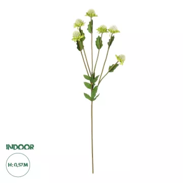 Τεχνητός Κήπος GREEN IRON THREAD BRANCH  Τεχνητό Διακοσμητικό Κλαδί Πράσινο Ασπιδίστρα  Y57cm