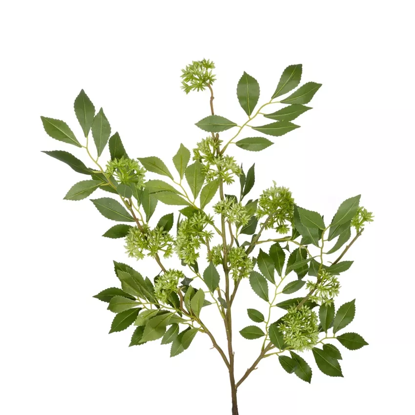 Τεχνητός Κήπος GREEN EIGHT TREASURE FRUIT BRANCH  Τεχνητό Διακοσμητικό Κλαδί Eight Tresure Πράσινο Y87cm