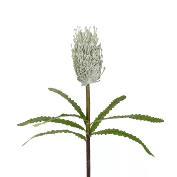 Τεχνητός Κήπος WHITE STUPA FRUIT BRANCH  Τεχνητό Διακοσμητικό Κλαδί Στίπα Y69cm