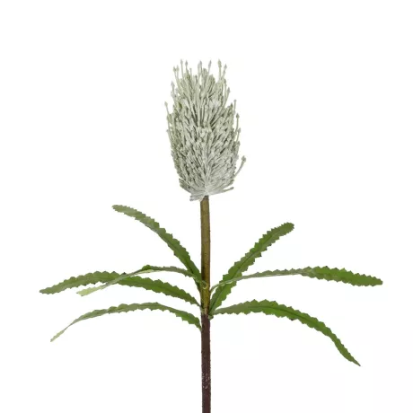 Τεχνητός Κήπος WHITE STUPA FRUIT BRANCH  Τεχνητό Διακοσμητικό Κλαδί Στίπα Y69cm