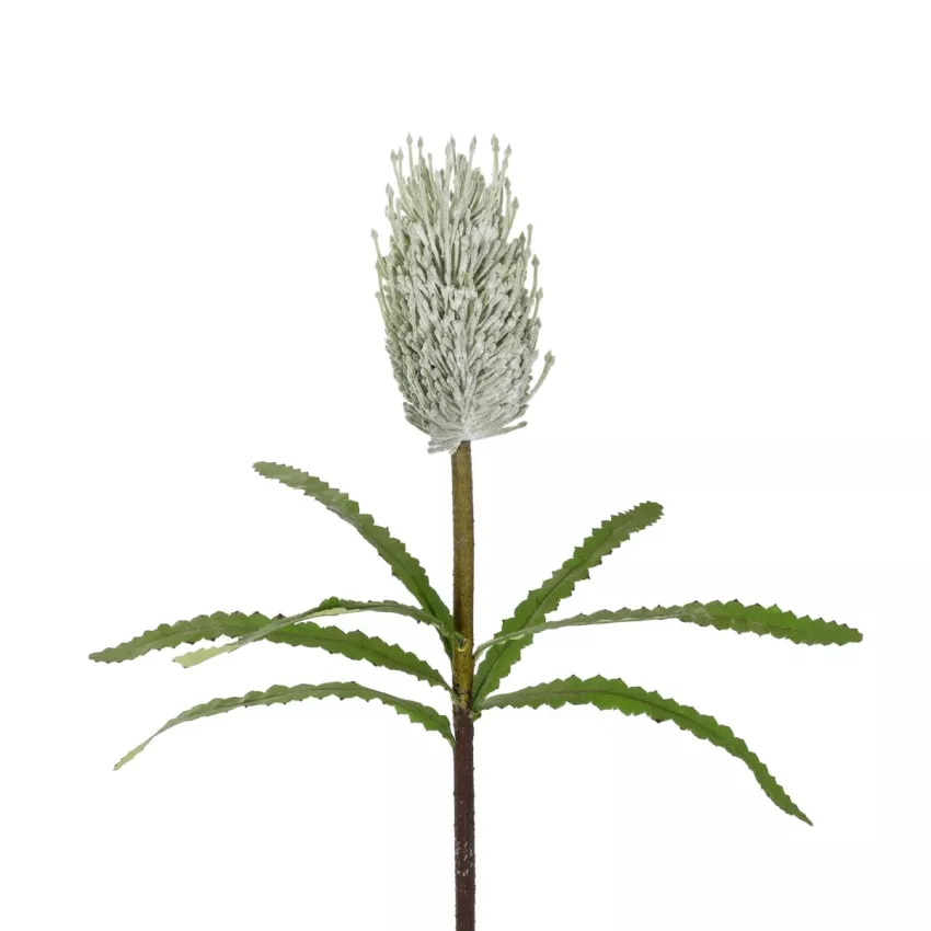 Τεχνητός Κήπος WHITE STUPA FRUIT BRANCH  Τεχνητό Διακοσμητικό Κλαδί Στίπα Y69cm