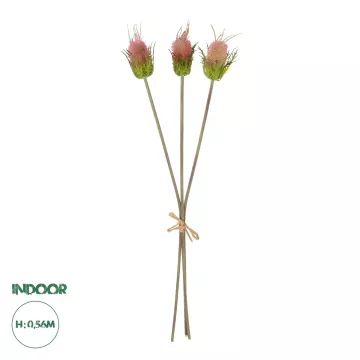 Τεχνητός Κήπος PINK VELVET FRUIT BOUQET  Τεχνητό Διακοσμητικό  Μπουκέτο Βερμπάσκο Y56cm