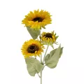 Τεχνητός Κήπος YELLOW SUNFLOWER BRANCH  Τεχνητό Διακοσμητικό Κλαδί Ηλιοτρόπιο Κίτρινο Y90cm