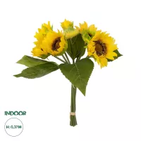 Τεχνητός Κήπος YELLOW SUNFLOWER BRANCH  Τεχνητό Διακοσμητικό Μπουκέτο Ηλιοτρόπιο Κίτρινο Y37cm