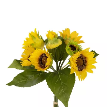 Τεχνητός Κήπος YELLOW SUNFLOWER BRANCH  Τεχνητό Διακοσμητικό Μπουκέτο Ηλιοτρόπιο Κίτρινο Y37cm