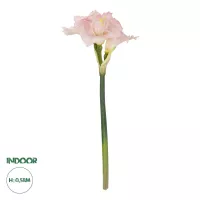 Τεχνητός Κήπος PINK KAFFIR LILY BRANCH  Τεχνητό Διακοσμητικό Κλαδί Ροζ Κρίνο Y58cm