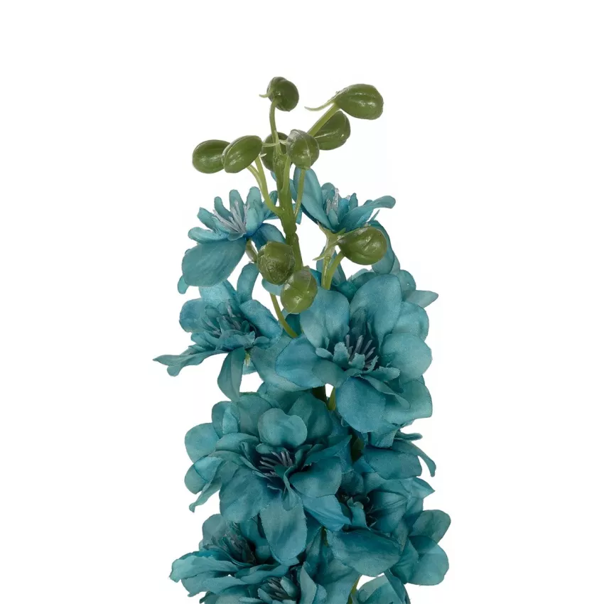 Τεχνητός Κήπος BLUE DELPHINIUM FLOWER BRANCH  Τεχνητό Διακοσμητικό Κλαδί Δελφίνιο Y48cm
