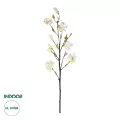 Τεχνητός Κήπος WHITE YELLOW MAGNOLIA BRANCH  Τεχνητό Διακοσμητικό Κλαδί Λευκή Κίτρινη Μαγνόλια Y108cm