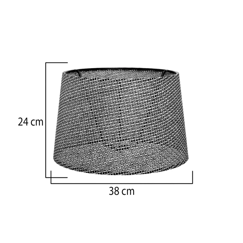 COVER Μοντέρνο Φωτιστικό Καπέλο Γκρί Διάτρητο Ύφασμα - Μ38 x Π38 x Υ30cm COVER Μοντέρνο Φωτιστικό Καπέλο Γκρί Διάτρητο Ύφασμα - Μ38 x Π38 x Υ30cm