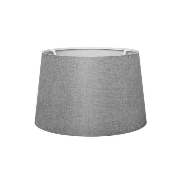 COVER  Μοντέρνο Φωτιστικό Καπέλο Γκρί Ύφασμα - Μ38 x Π38 x Υ30cm