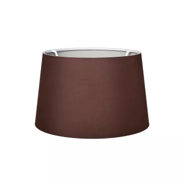 COVER  Μοντέρνο Φωτιστικό Καπέλο Καφέ Ύφασμα - Μ38 x Π38 x Υ30cm