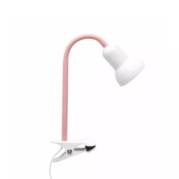 TAVOLO  Παιδικό Eπιτραπέζιο Φωτιστικό Μονόφωτο 1 x E27 IP20 Ροζ & Λευκό Πλαστικό - Μ11 x Π9 x Υ35cm