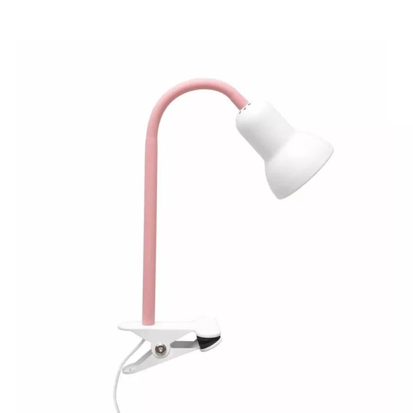 TAVOLO  Παιδικό Eπιτραπέζιο Φωτιστικό Μονόφωτο 1 x E27 IP20 Ροζ & Λευκό Πλαστικό - Μ11 x Π9 x Υ35cm