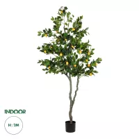 Τεχνητός Κήπος LEMON TREE  Τεχνητό Διακοσμητικό Δέντρο Λεμονιά Υ200cm