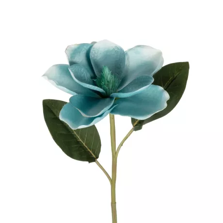 Τεχνητός Κήπος BLUE MAGNOLIA BRANCH  Τεχνητό Διακοσμητικό Κλαδί Μπλε Μαγνόλια Y80cm