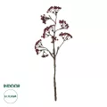 Τεχνητός Κήπος RED HOLLY BERRIES FRUIT BRANCH  Τεχνητό Διακοσμητικό Κλαδί Κόκκινο Γκί Y86cm