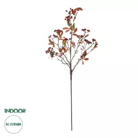 Τεχνητός Κήπος BROWN BERRIES FRUIT BRANCH  Τεχνητό Διακοσμητικό Κλαδί Κάφε Γκί Y94cm