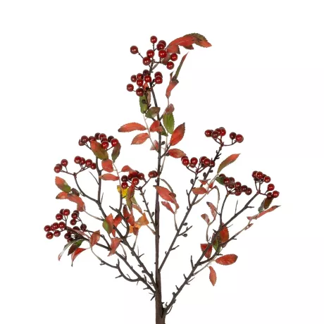 Τεχνητός Κήπος BROWN BERRIES FRUIT BRANCH  Τεχνητό Διακοσμητικό Κλαδί Κάφε Γκί Y94cm