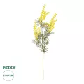 Τεχνητός Κήπος YELLOW MIMOSA FRUIT BRANCH  Τεχνητό Διακοσμητικό Κλαδί Κίτρινη Μιμόζα Y76cm