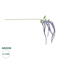 Τεχνητός Κήπος PURPLE AMARANTHUS FRUIT BRANCH  Τεχνητό Διακοσμητικό Κλαδί Μωβ Αμάρανθος Y80cm