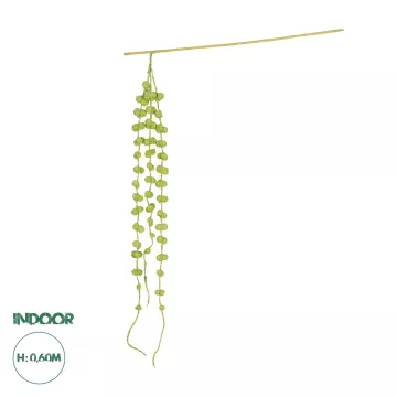 Τεχνητός Κήπος GREEN AMARANTHUS FRUIT BRANCH Τεχνητό Διακοσμητικό Κλαδί Πράσινος Αμάρανθος Y60cm