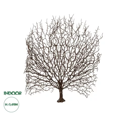 Τεχνητός Κήπος BROWN COLAR BRANCH  Τεχνητό Διακοσμητικό Κλαδί Καφέ Koράλι Y49cm