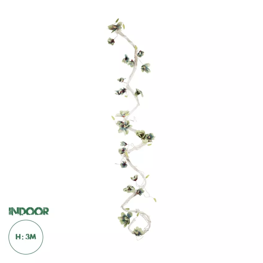 Τεχνητός Κήπος MANGOLIA FLOWER VINE 21470 Τεχνητό Διακοσμητικό Κλαδί Μανόλιας  Y300cm