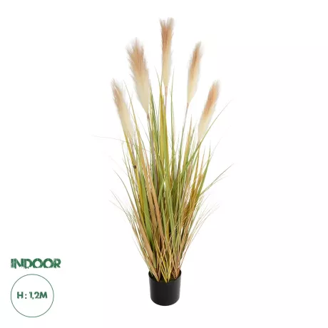 Τεχνητός Κήπος PAMPAS GRASS  Τεχνητό Διακοσμητικό Φυτό Παμπας Υ120cm