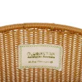 Τεχνητός Κήπος TORINO  Διακοσμητικό Πλεκτό Καλάθι - Κασπώ Γλάστρα -  Μπεζ Φ37cm x Υ52cm