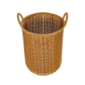 Τεχνητός Κήπος TORINO  Διακοσμητικό Πλεκτό Καλάθι - Κασπώ Γλάστρα -  Μπεζ Φ31cm x Υ47cm