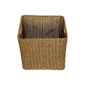 Τεχνητός Κήπος SIENA  Διακοσμητικό Πλεκτό Καλάθι - Κασπώ Γλάστρα -  Μπεζ Μ32 x Π28 x Υ30cm