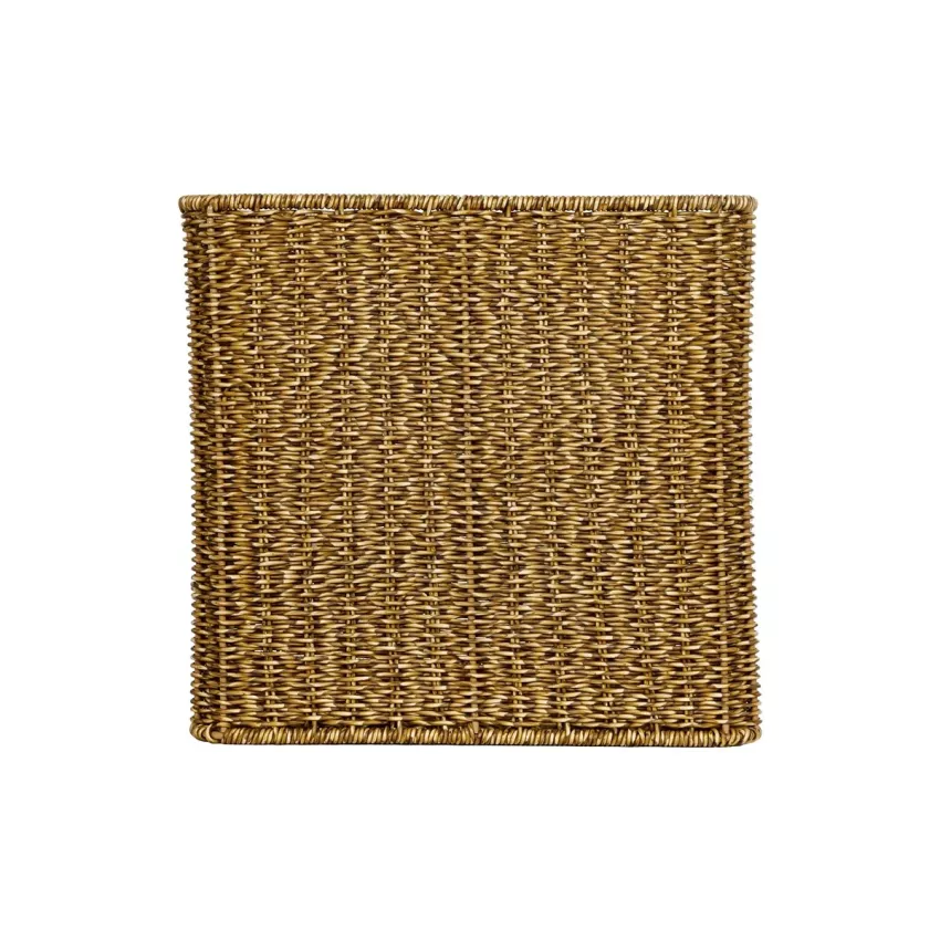 Τεχνητός Κήπος SIENA  Διακοσμητικό Πλεκτό Καλάθι - Κασπώ Γλάστρα -  Μπεζ Μ32 x Π28 x Υ30cm