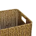 Τεχνητός Κήπος SIENA  Διακοσμητικό Πλεκτό Καλάθι - Κασπώ Γλάστρα -  Μπεζ Μ32 x Π28 x Υ30cm