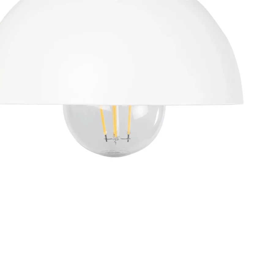 GRANT  Μοντέρνο Επιτοίχιο Φωτιστικό Απλίκα Μονόφωτο 1 x E27 IP20 Λευκό Μέταλλο με Μπεζ Ξύλο - Μ15 x Π36 x Υ12cm