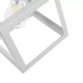 GLOBOSTAR® DISE  Μοντέρνο Κρεμαστό Φωτιστικό Οροφής με Ντουί 1 x E27 AC 220-240V IP20 - Λευκό - Μ28 x Π28 x Υ31cm