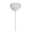 GLOBOSTAR® DISE  Μοντέρνο Κρεμαστό Φωτιστικό Οροφής με Ντουί 1 x E27 AC 220-240V IP20 - Λευκό - Μ28 x Π28 x Υ31cm