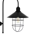 BLAZEO  Vintage Κρεμαστό Φωτιστικό Καμπάνα Τρίφωτο 3 x E27 IP20 Μαύρο Μέταλλο - Μ40 x Π40 x Υ40cm