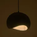 GLOBOSTAR® STONE  Μοντέρνο Κρεμαστό Φωτιστικό Οροφής με Ντουί 1 x E27 AC 220-240V IP20 - Γκρι - Μ35 x Π31 x Υ26cm