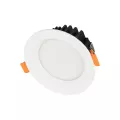 GLOBOSTAR® WATERA  Χωνευτό Downlight Σποτ Panel LED 12W 1500lm 120° AC 220-240V Αδιάβροχο IP54 Ρυθμιζόμενο Λευκό CCT με Διακόπτη στο Σώμα 2700K/4500K/6000K Dimmable - Lumileds SMD Chip & TÜV SÜD Driver - Λευκό Ματ - Μ10.8 x Π10.8 x Υ3.2cm / Q9cm