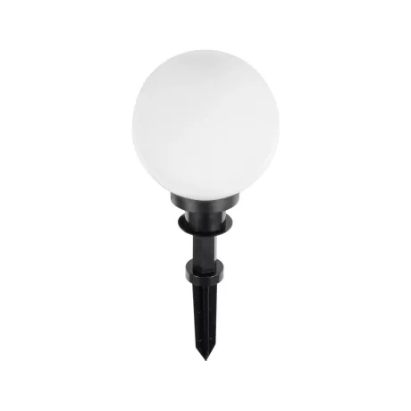 GLOBOSTAR® AGROS  Φωτιστικό Κήπου / Καρφωτό με Ντουί 1 x E27 AC 220-240V Αδιάβροχο IP65 - Λευκό & Μάυρο - Μ20 x Π20 x Υ54cm