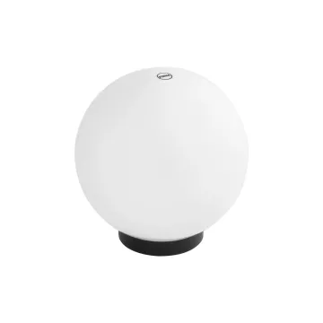 GLOBOSTAR® AGROS  Φωτιστικό Κήπου με Ντουί 1 x E27 AC 220-240V Αδιάβροχο IP65 - Λευκό & Μάυρο - Μ20 x Π20 x Υ22cm