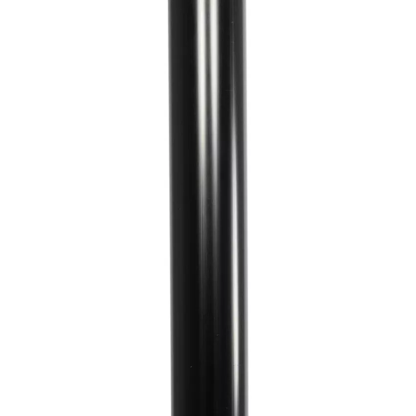 GLOBOSTAR® AGROS  Φωτιστικό Κολωνάκι Κήπου με Ντουί 1 x E27 AC 220-240V Αδιάβροχο IP65 - Λευκό & Μάυρο - Μ30 x Π30 x Υ240cm