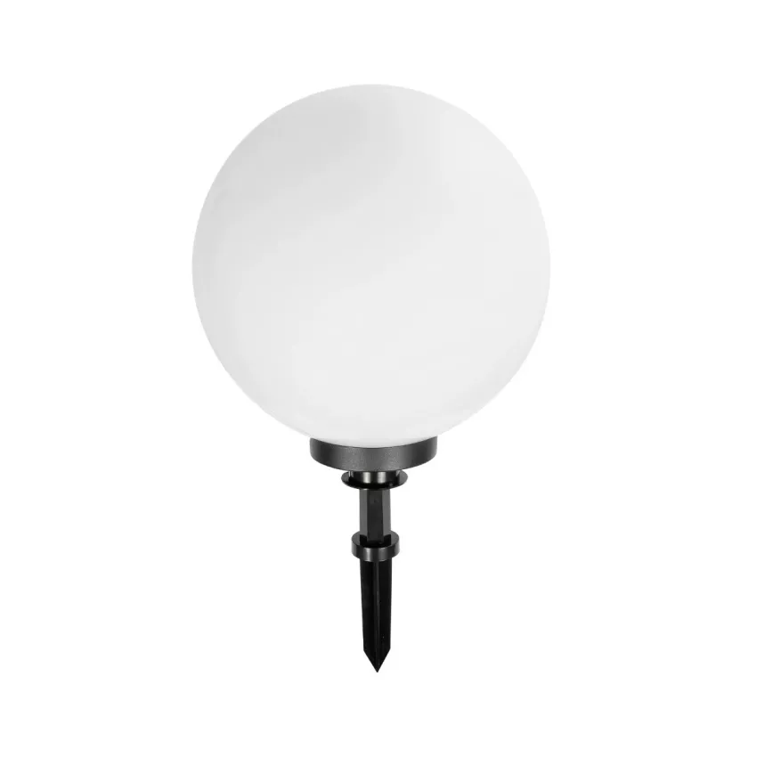 GLOBOSTAR® AGROS  Φωτιστικό Κήπου / Καρφωτό με Ντουί 1 x E27 AC 220-240V Αδιάβροχο IP65 - Λευκό & Μάυρο - Μ40 x Π40 x Υ74cm