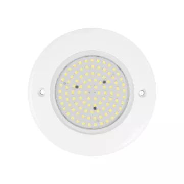 GLOBOSTAR® POOLARTY  Υποβρύχιο Φωτιστικό για Σιντριβάνια/Πισίνες LED 8W 680lm 120° DC 12V Αδιάβροχο IP68 Ψυχρό Λευκό 6000K Dimmable - Bridgelux SMD Chip - 1m VDE Rubber Καλώδιο - Μ13 x Π13 x Υ2cm
