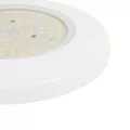 GLOBOSTAR® POOLARTY  Υποβρύχιο Φωτιστικό για Σιντριβάνια/Πισίνες LED 8W 680lm 120° DC 12V Αδιάβροχο IP68 Ψυχρό Λευκό 6000K Dimmable - Bridgelux SMD Chip - 1m VDE Rubber Καλώδιο - Μ13 x Π13 x Υ2cm