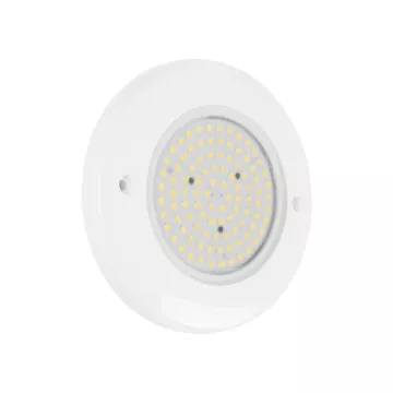 GLOBOSTAR® POOLARTY  Υποβρύχιο Φωτιστικό για Σιντριβάνια/Πισίνες LED 8W 640lm 120° DC 12V Αδιάβροχο IP68 Φυσικό Λευκό 4500K Dimmable - Bridgelux SMD Chip - 1m VDE Rubber Καλώδιο - Φ13 x Υ2cm