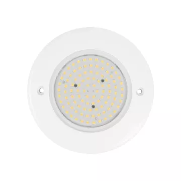 GLOBOSTAR® POOLARTY  Υποβρύχιο Φωτιστικό για Σιντριβάνια/Πισίνες LED 8W 600lm 120° DC 12V Αδιάβροχο IP68 Θερμό Λευκό 2700K Dimmable - Bridgelux SMD Chip - 1m VDE Rubber Καλώδιο - Φ13 x Υ2cm