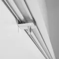 GLOBOSTAR® ALP-LINEAR LUMILINE -3M Επιφανειακό / Κρεμαστό Προφίλ Αλουμινίου με Λευκό Γαλακτερό Πατητό Κάλυμμα για Ταινίες LED IP20 - Λευκό Ματ - Μ300 x Π3.5 x Υ7cm